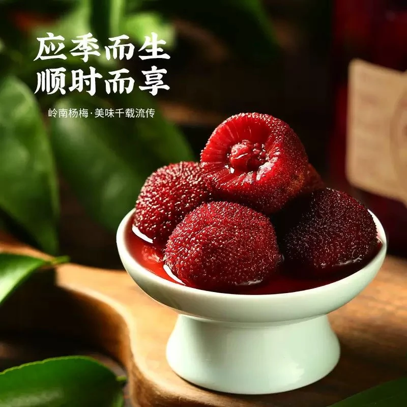 【2025.10月到期】应季物语水果罐头杨梅水果新鲜268g*6罐