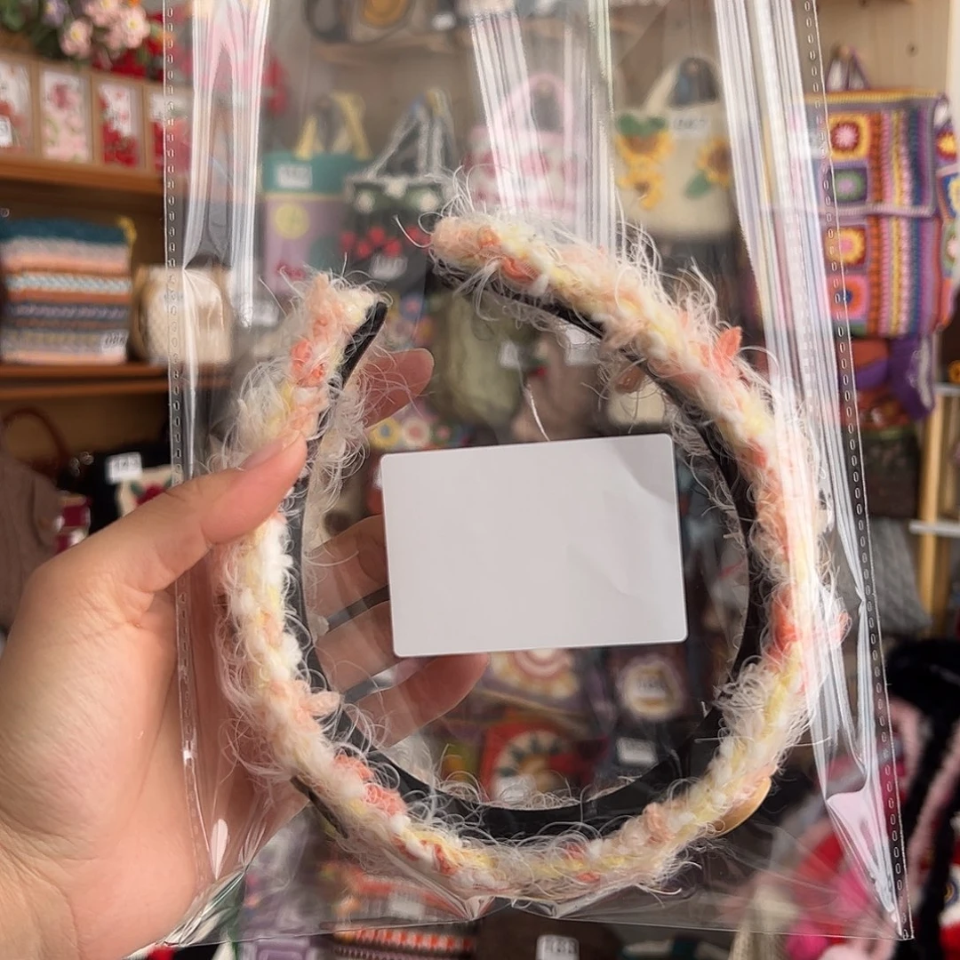 织绣手混线扣子发箍