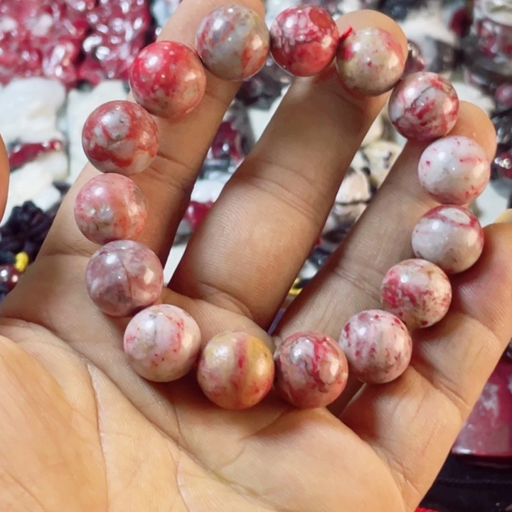 天然辰砂原石首饰