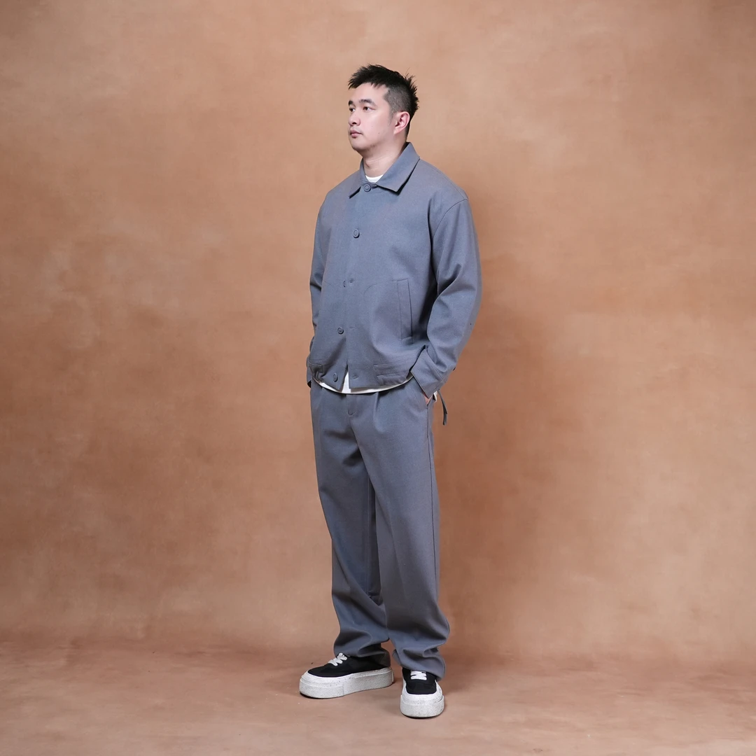 马丁叔叔秋冬新款轻奢老钱风衬衫裤子套装826