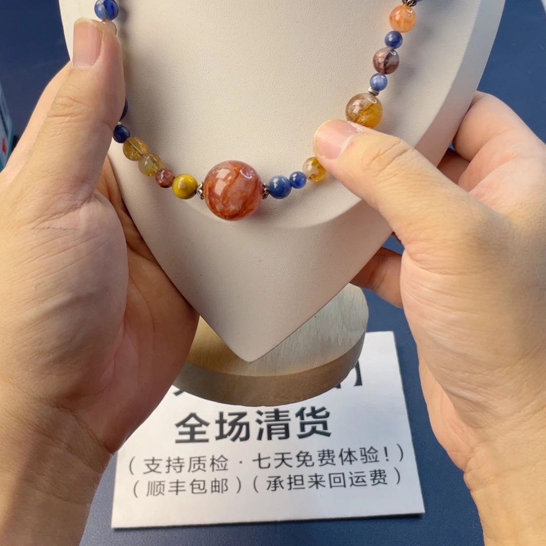 水晶手链银S925镶嵌