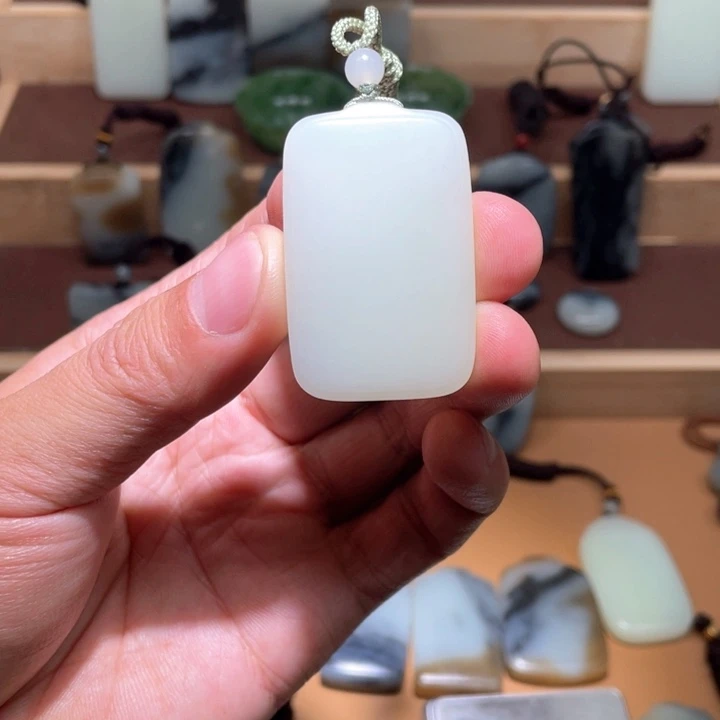 和田玉平安牌未镶嵌