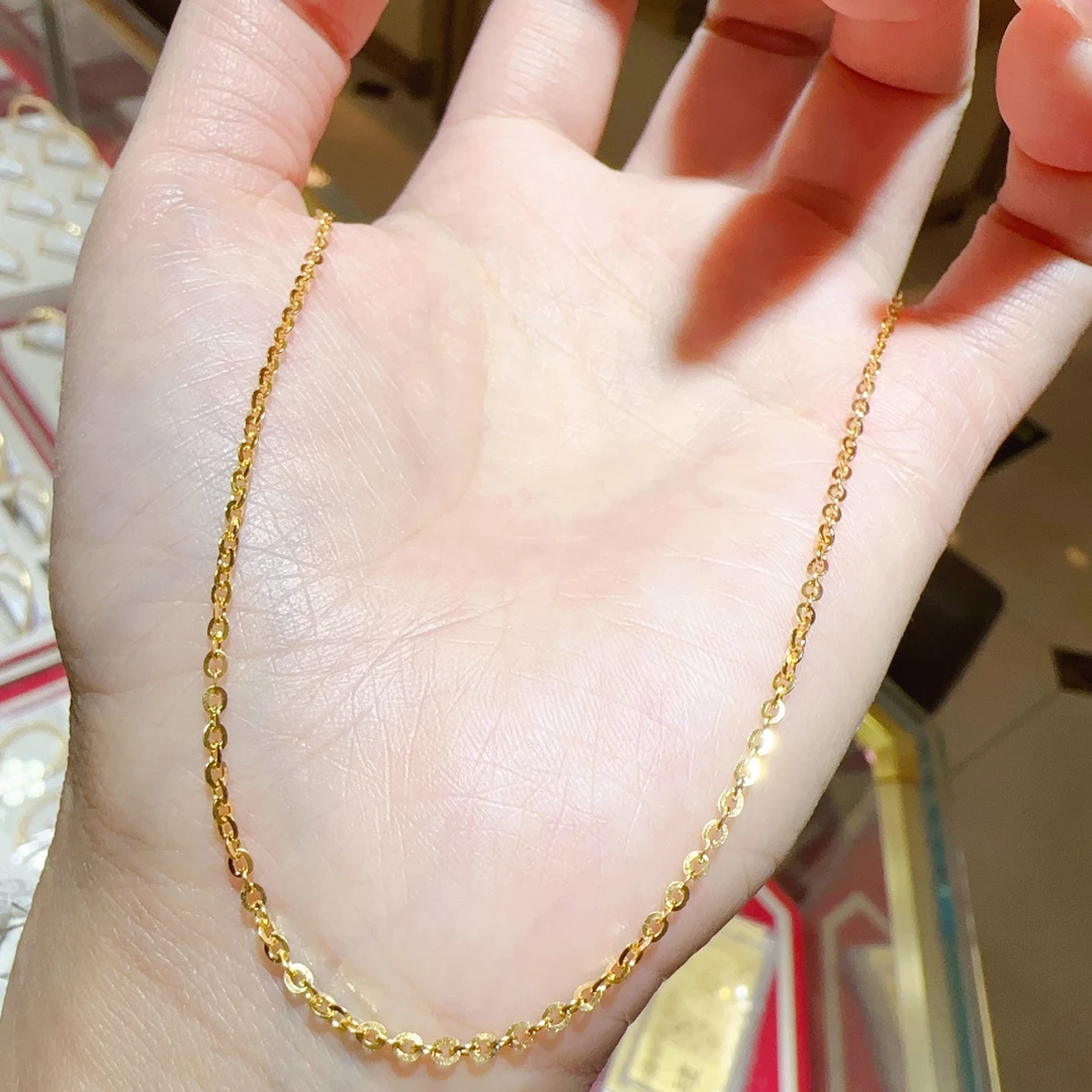 足金999项链O字链