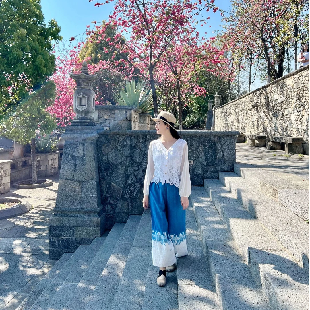 【扎染阔腿裤3款可选】女士春季手工扎染松紧腰阔腿裤休闲百搭时尚