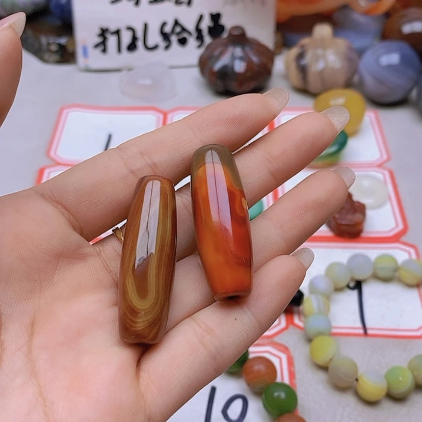 【闪购商品】未镶嵌玛瑙/玉髓珠宝半成品古**彩