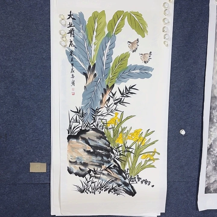 国画国画花鸟画作品