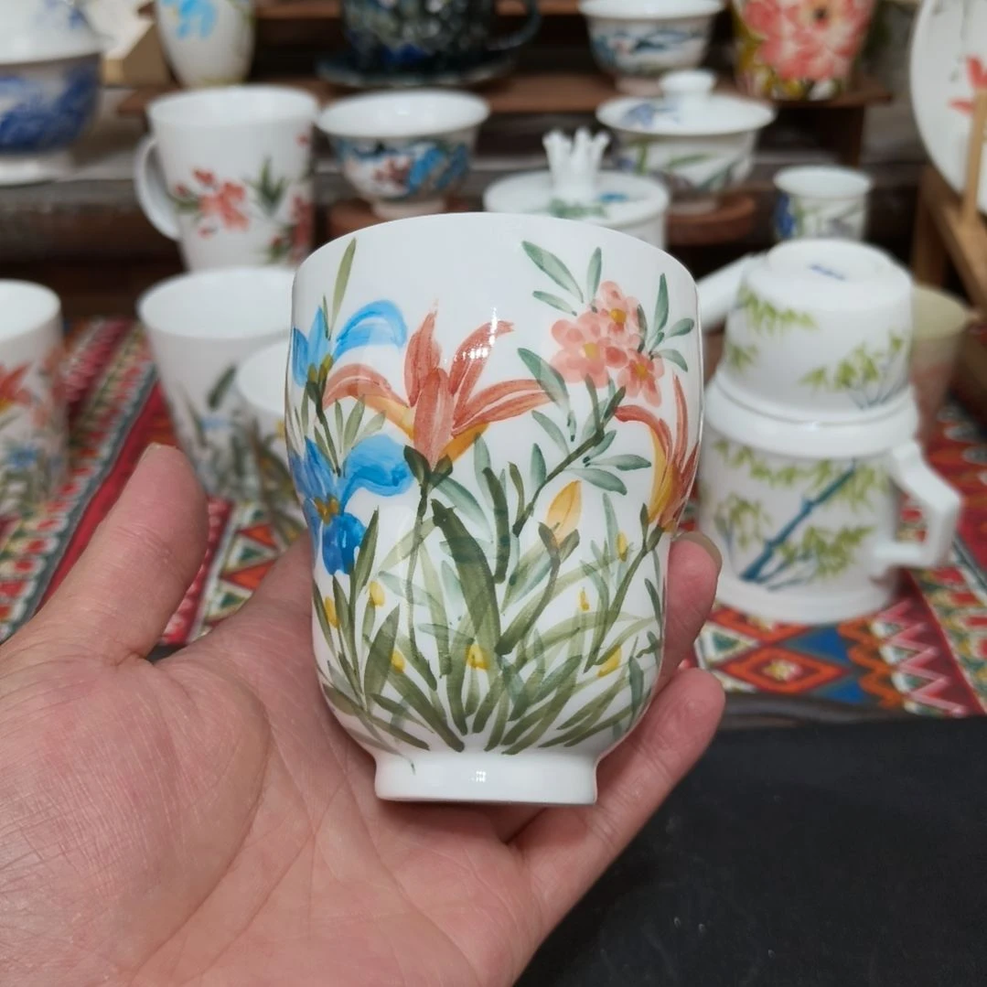 摆件景德镇手工手绘高温瓷器