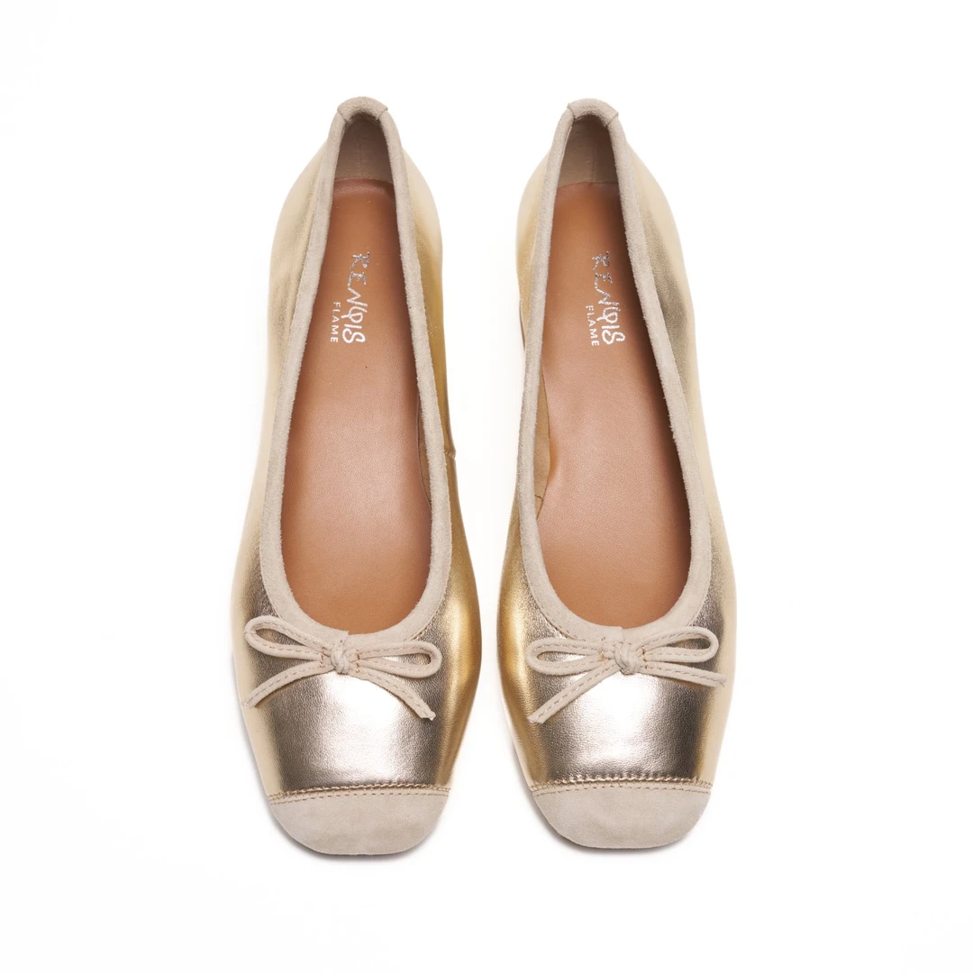 圆头套筒浅口通勤擦色皮平底单鞋舒适失序混搭风MQ8031