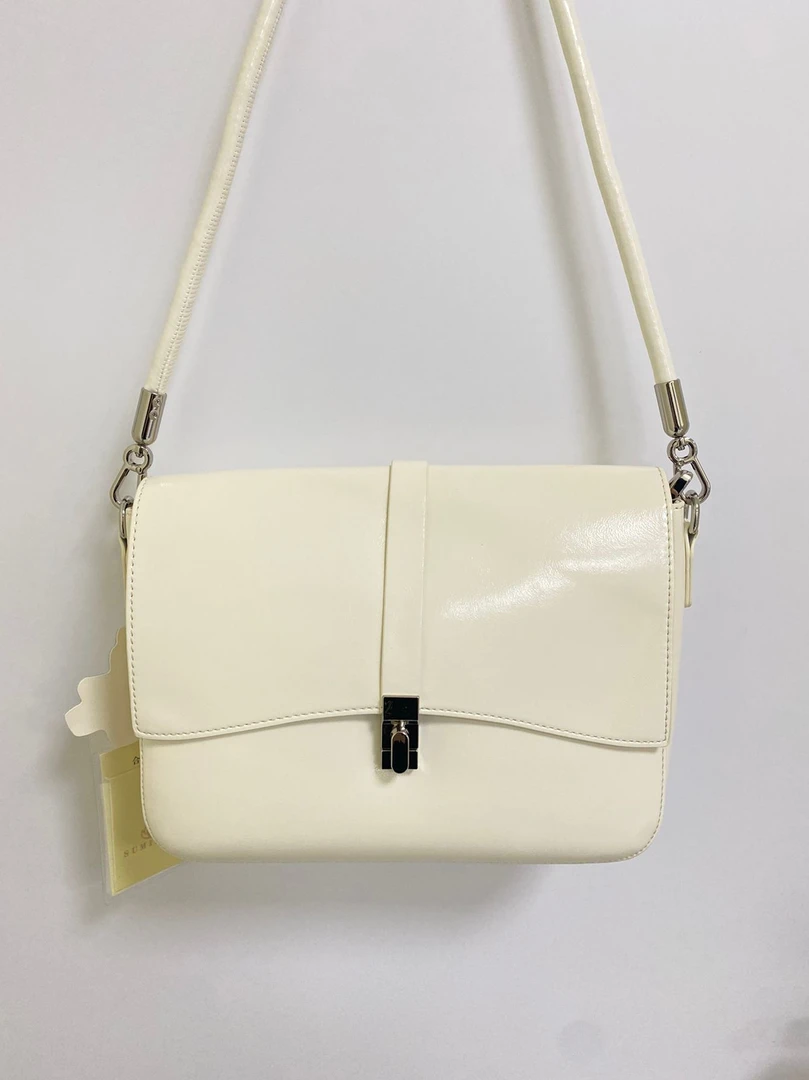 75551#米白色【尺寸：长24宽7.5高17】潮流轻奢百搭时尚女士单肩包