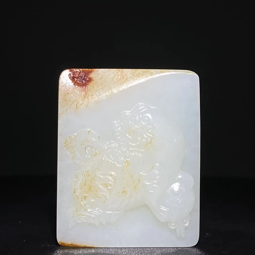 【清代】-和田玉玉牌2507140185