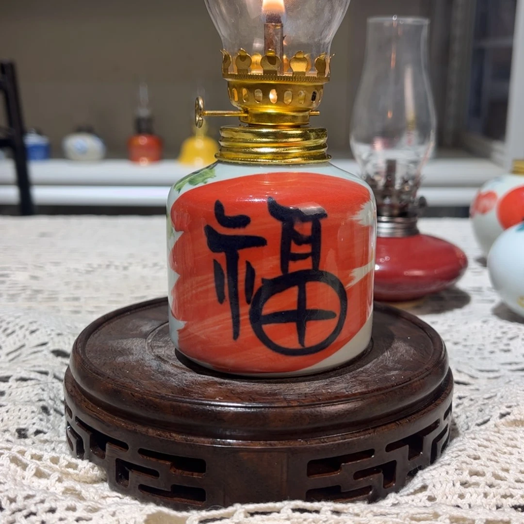 摆件景德镇陶瓷香薰灯