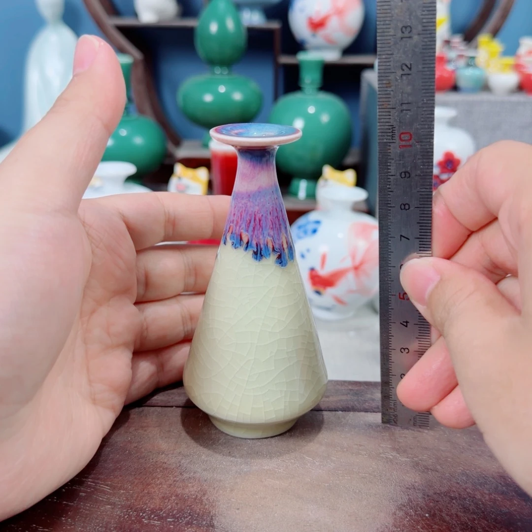 陶瓷手工小花器摆件