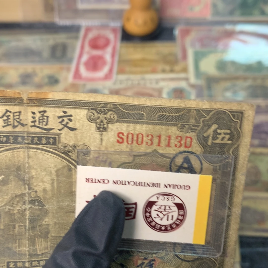 纸003113 面值5元