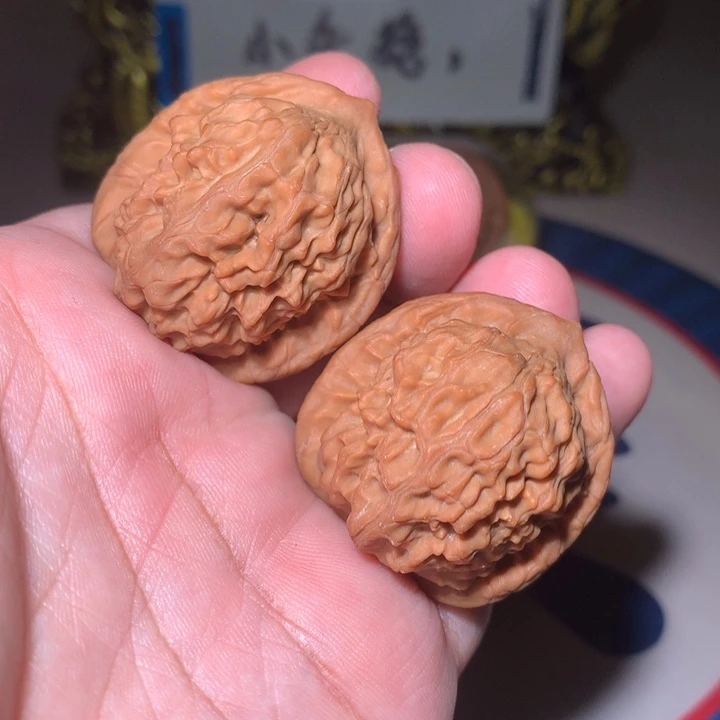 吊坠文玩核桃野生三角35