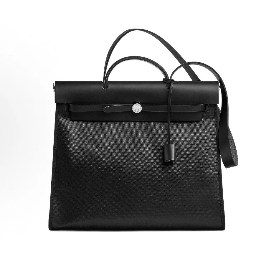 99新 Hermes/爱马仕 herbag39 银扣手提斜挎包 G057