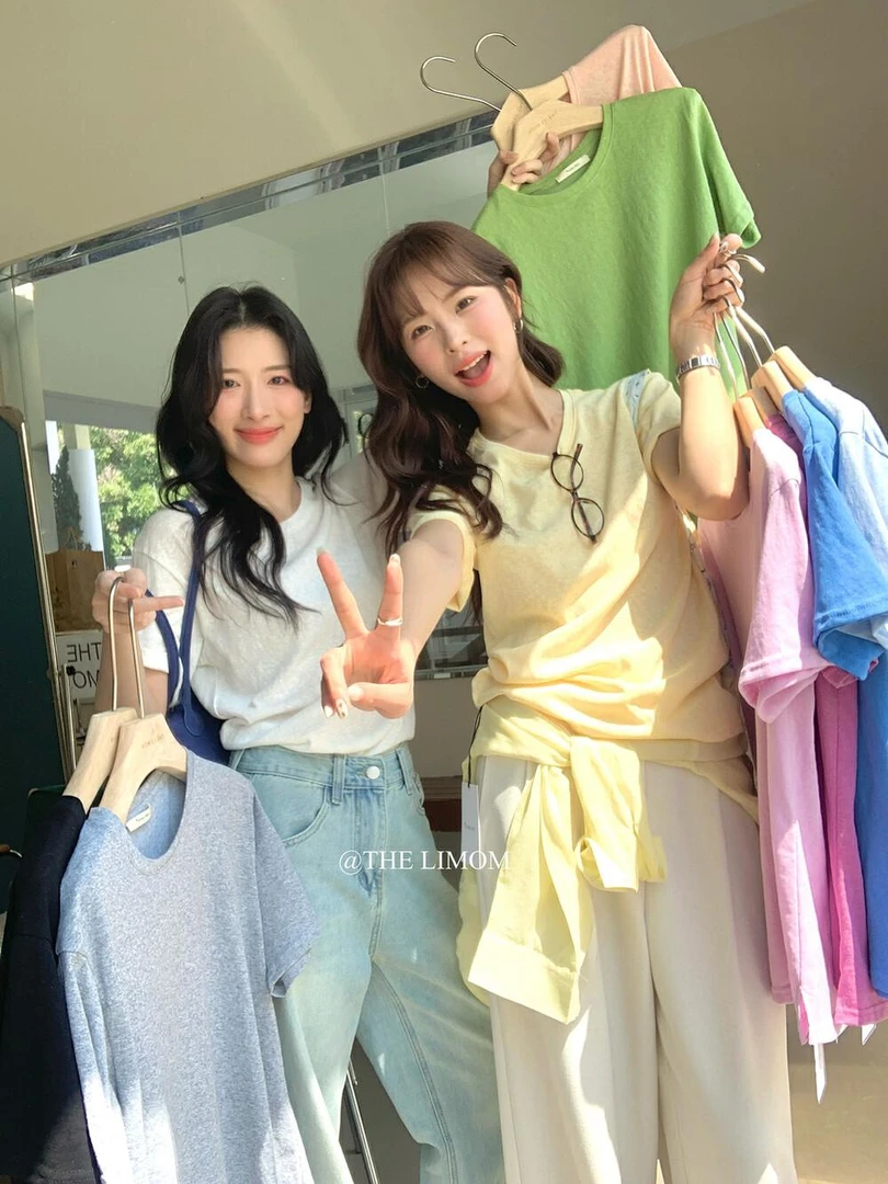 雪花棉短袖T恤女2025夏季款韩版宽松显瘦海盐蓝凉感上衣