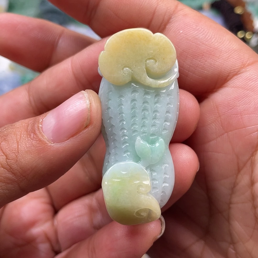 颈饰未镶嵌翡翠翡玉缘翡翠