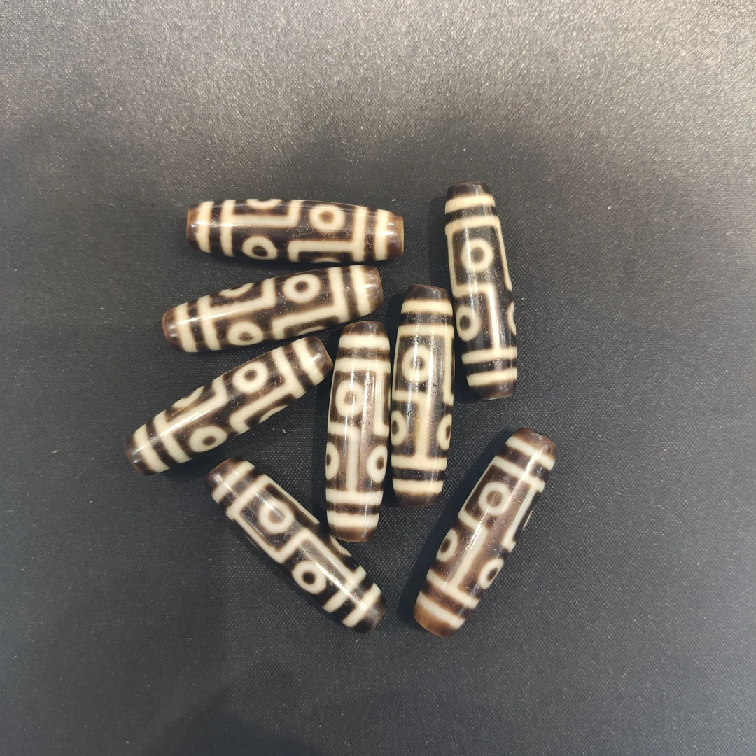 老徐的珠宝店| 牙黄折线六Y单珠 天珠 多样性发一