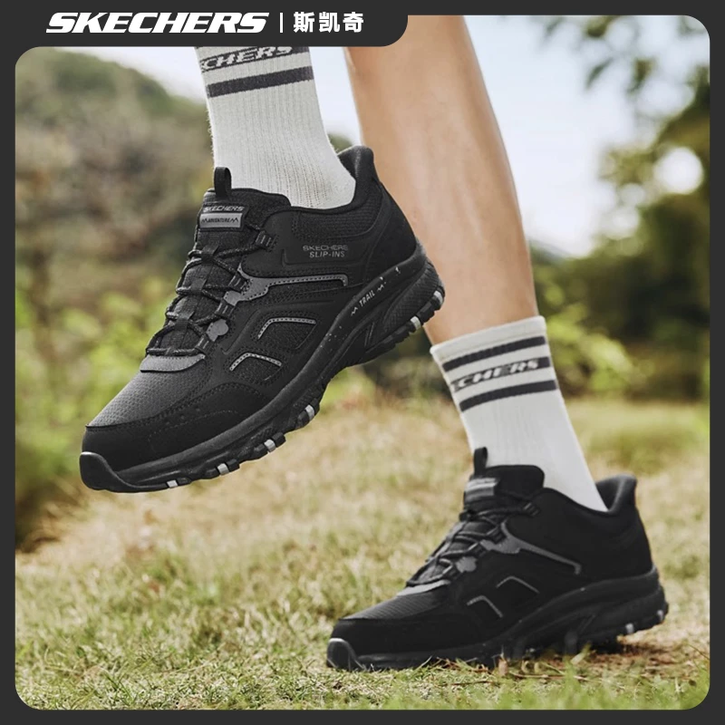 【芷山跑鞋】斯凯奇男秋冬新款闪穿户外鞋耐磨休闲运动跑步鞋237752