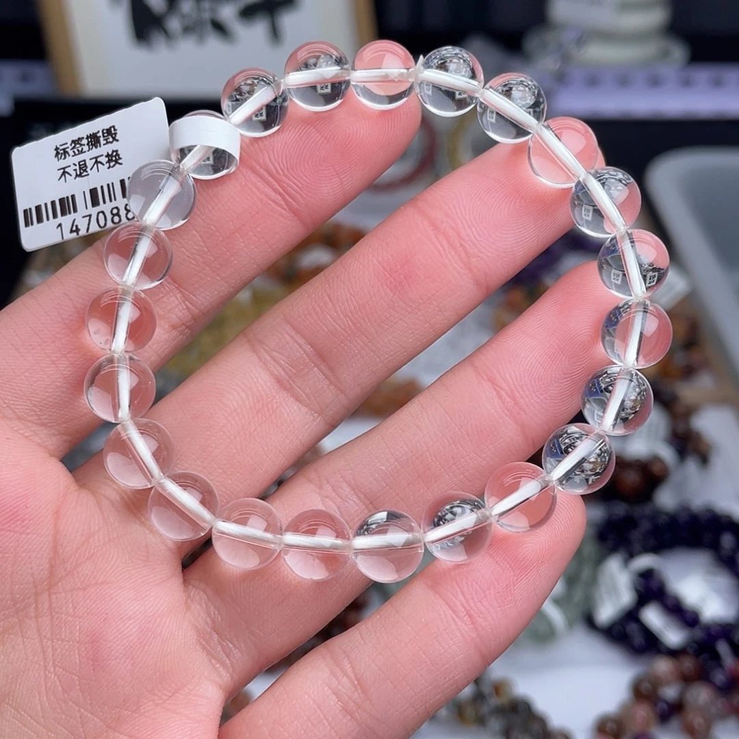 水晶手串未镶嵌天然