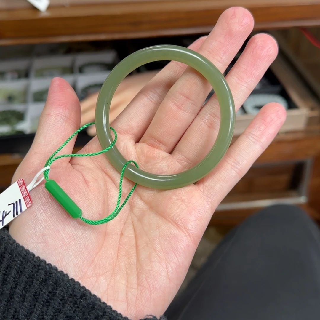 和田玉未镶嵌手镯54