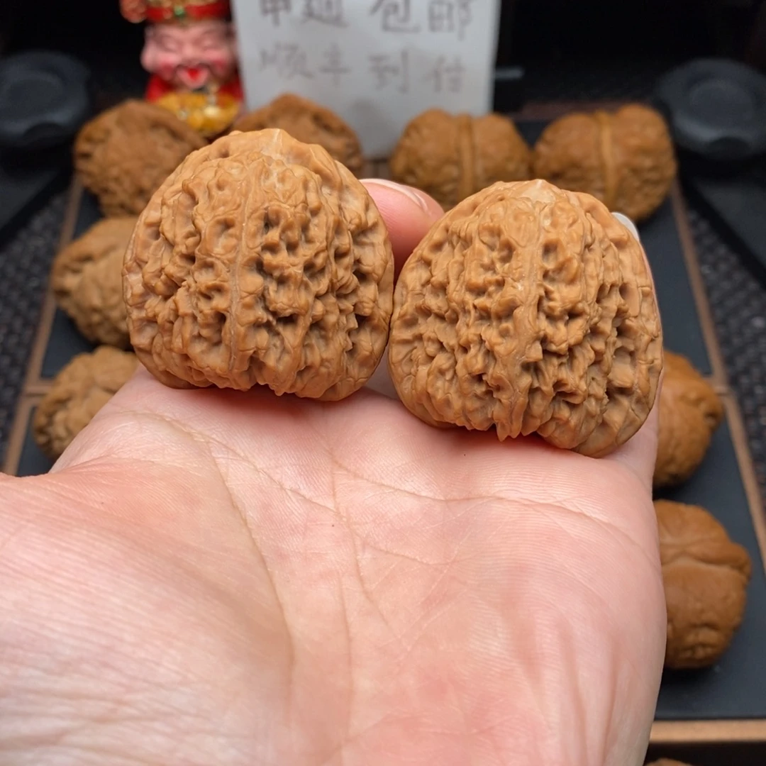 把件文玩核桃❤️全品高炮南疆石边肚41尺