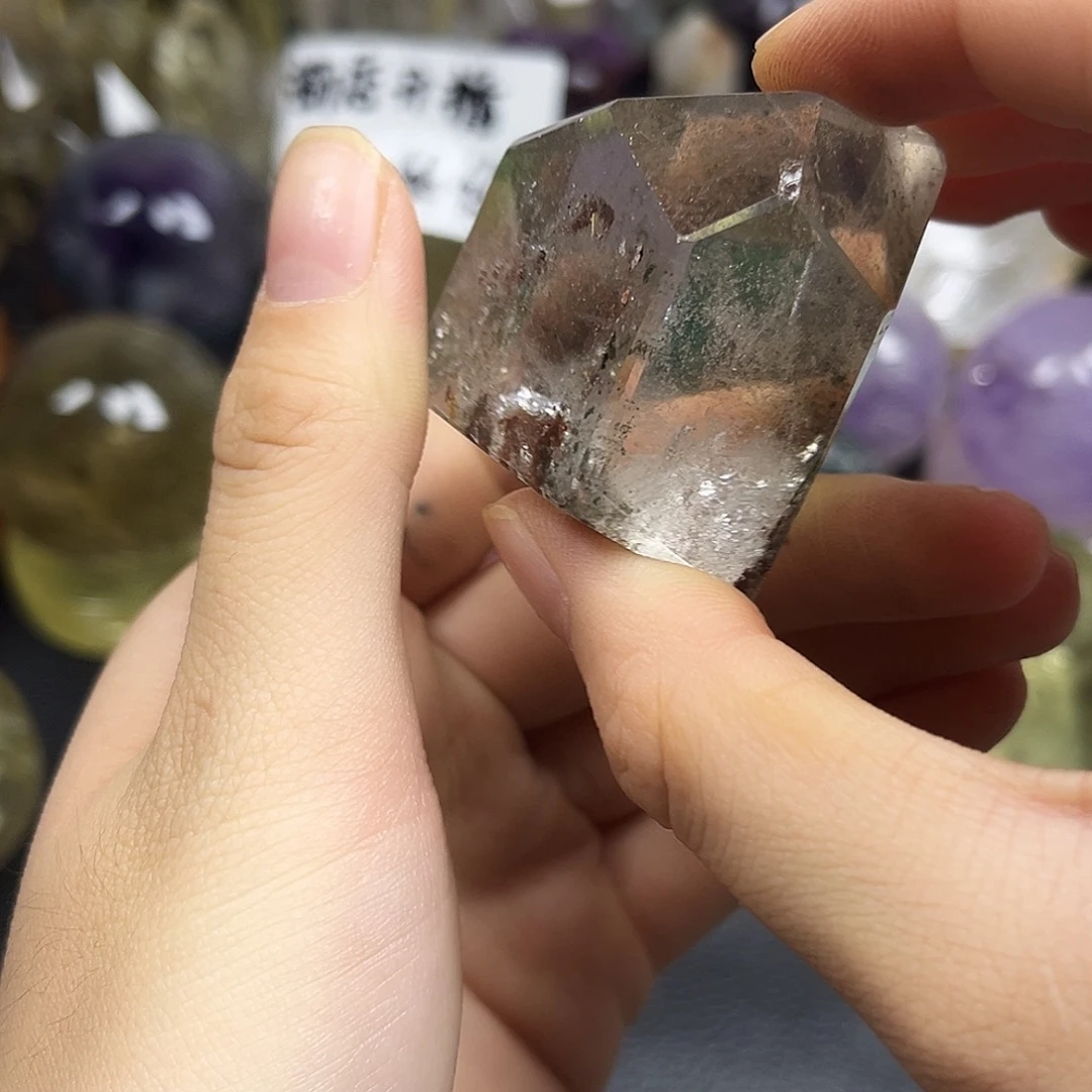 未镶嵌紫晶珠宝半成品313水晶石