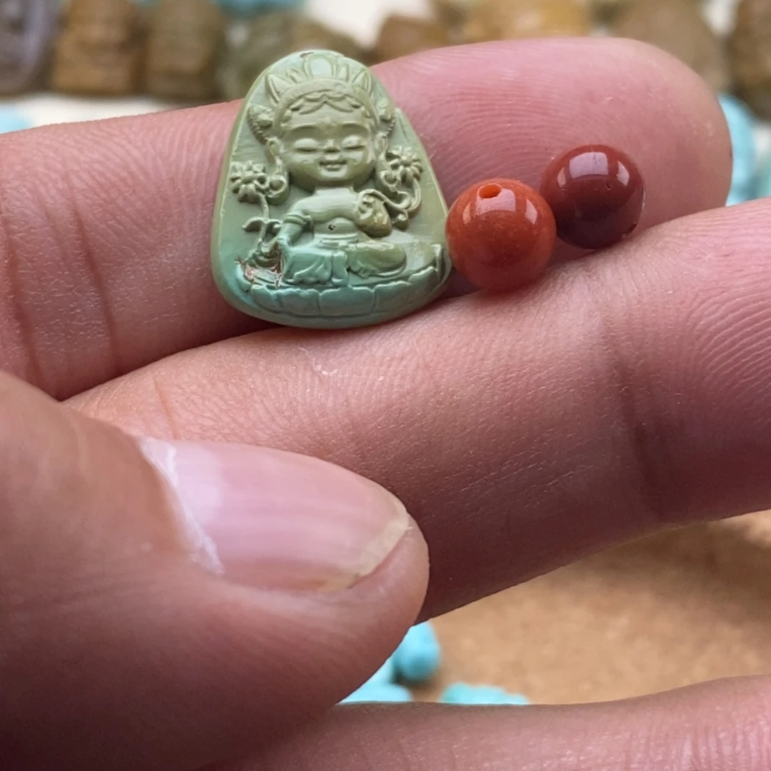 未镶嵌南红玛瑙珠宝半成品