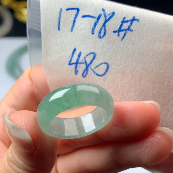 定制翡翠未镶嵌戒圈