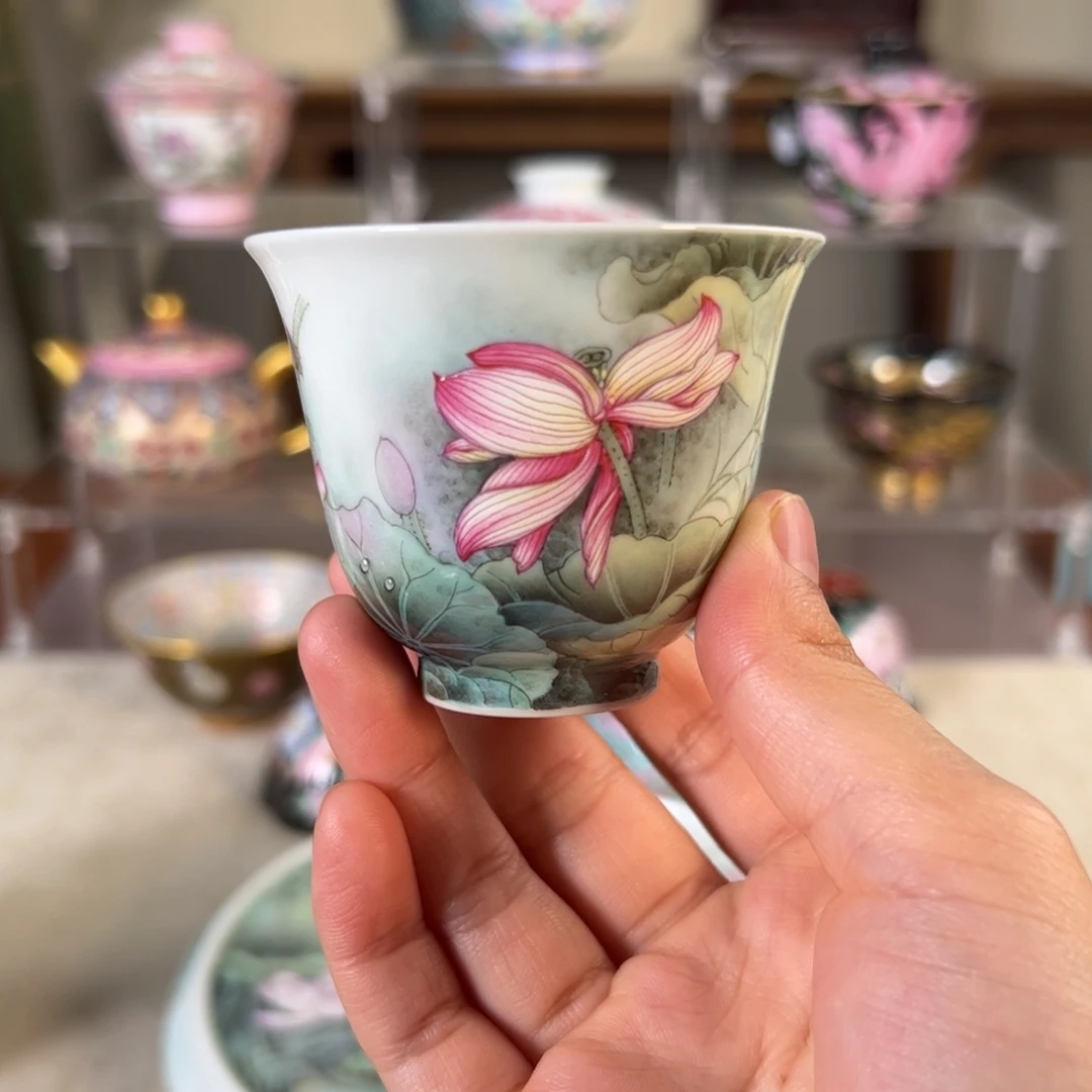 纯手工手绘 高端茶器
