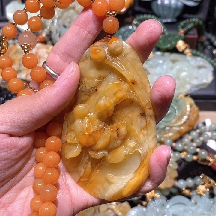 岫玉毛衣链未镶嵌