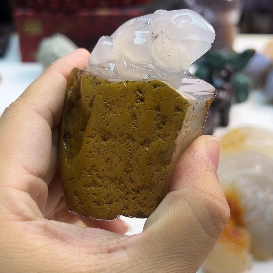 玛瑙/玉髓合金颈饰