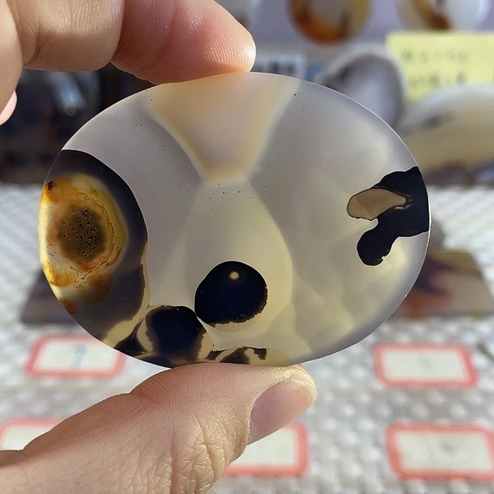 玛瑙/玉髓合金颈饰