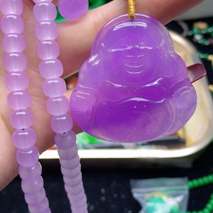 翡翠颈饰未镶嵌吊坠