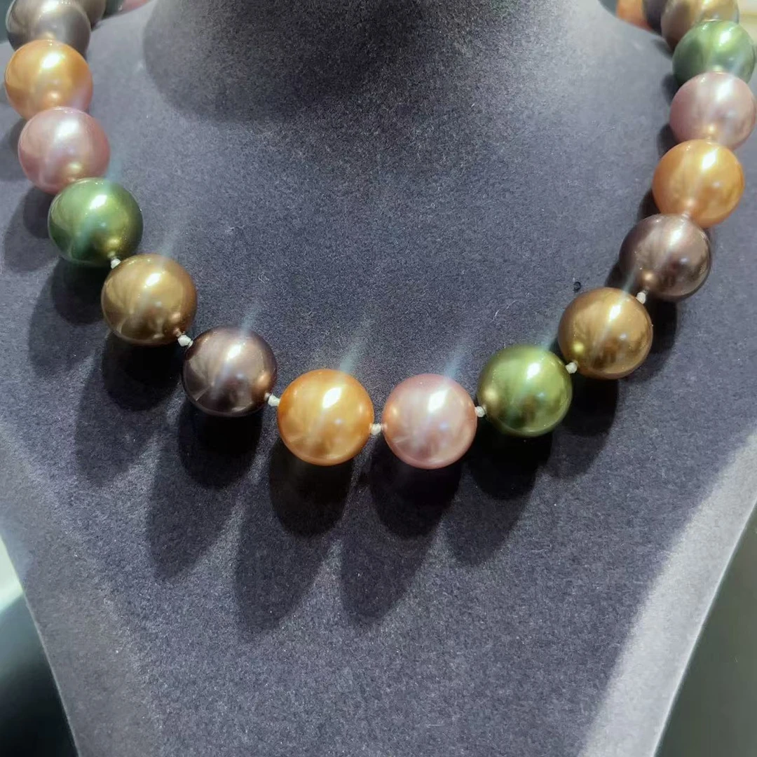 铜合金项链 时尚百搭大号珠珠项链