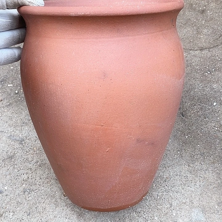 紫砂花盆口20高26瑕疵