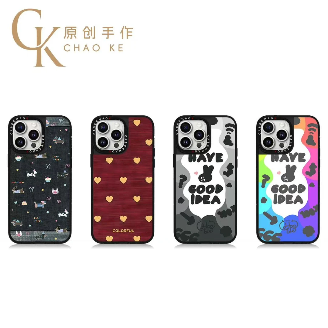 潮K原创手作新款创意涂鸦兔子防摔全包iphone16promax苹果手机壳