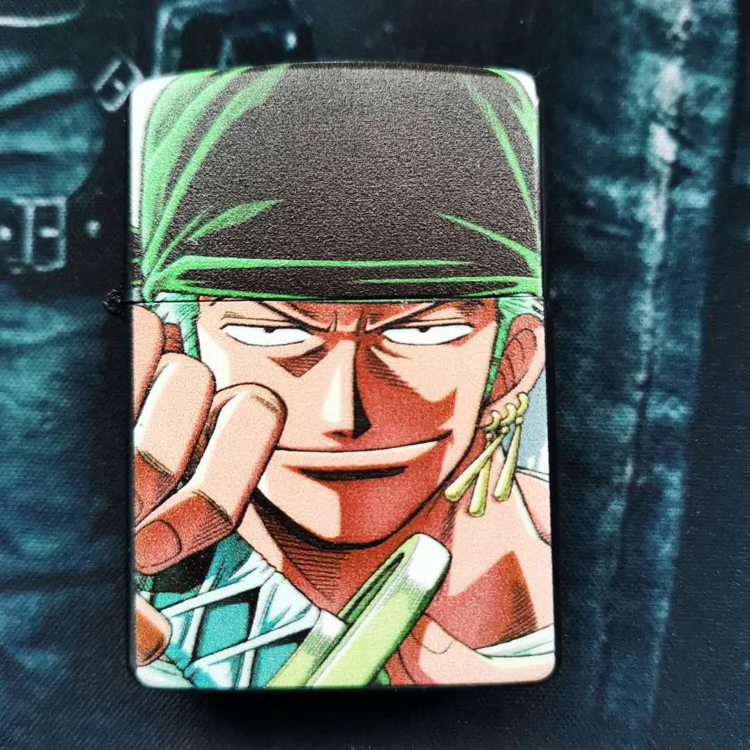 金属广告防风日漫煤油打火机煤油创意卡通地摊礼品可爱国风个性