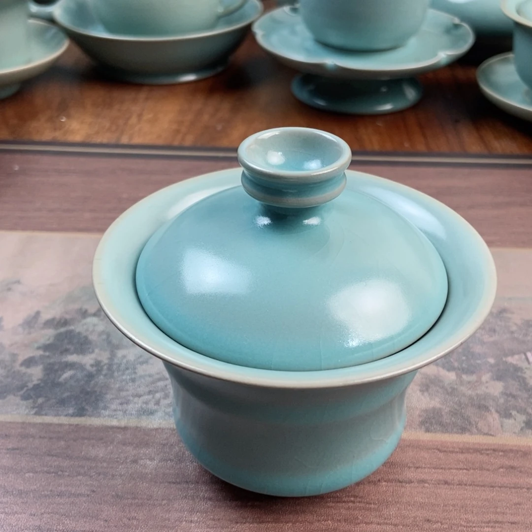 摆件原产地原矿汝瓷～茶器