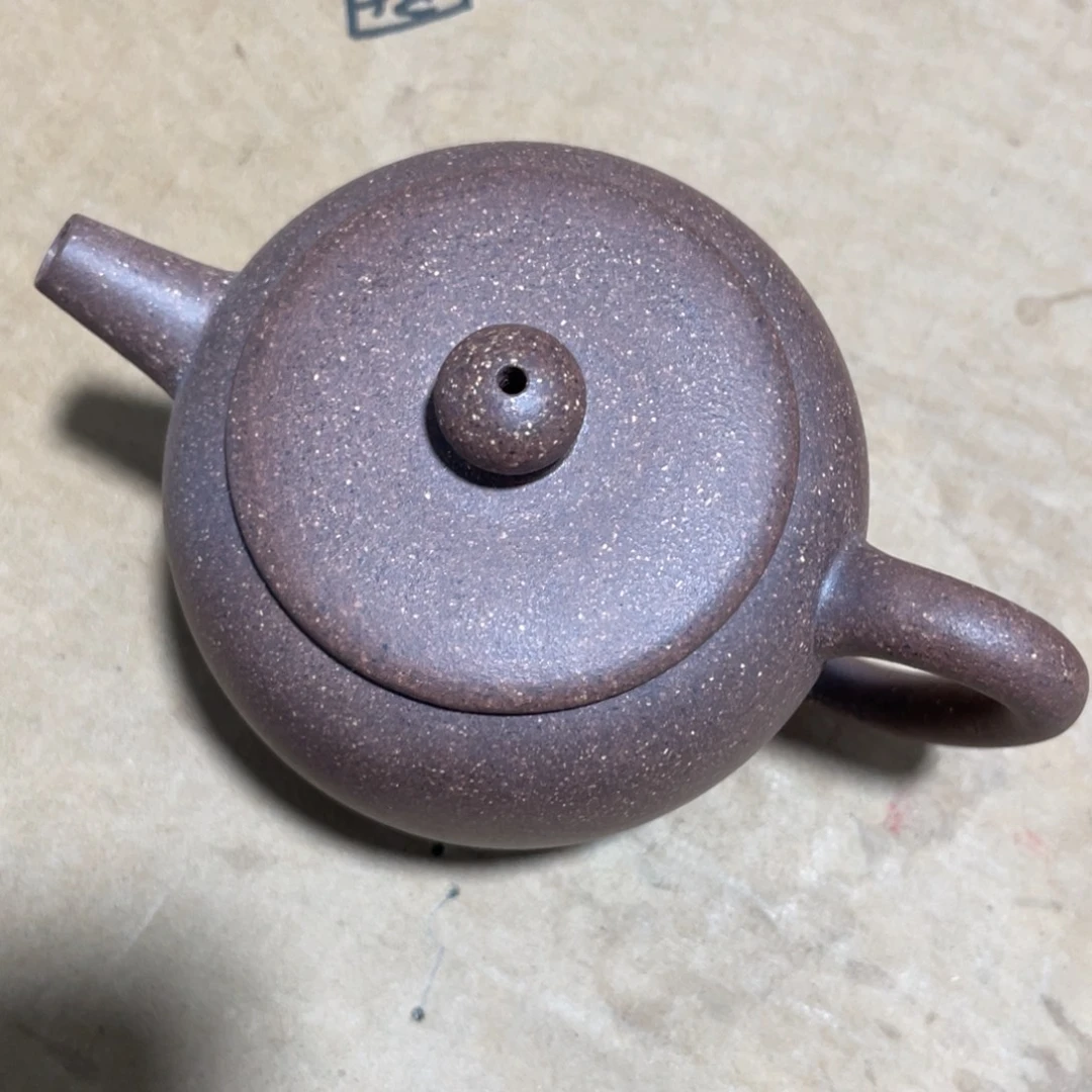 超***炉茶壶紫泥共生紫泥苹果150cc