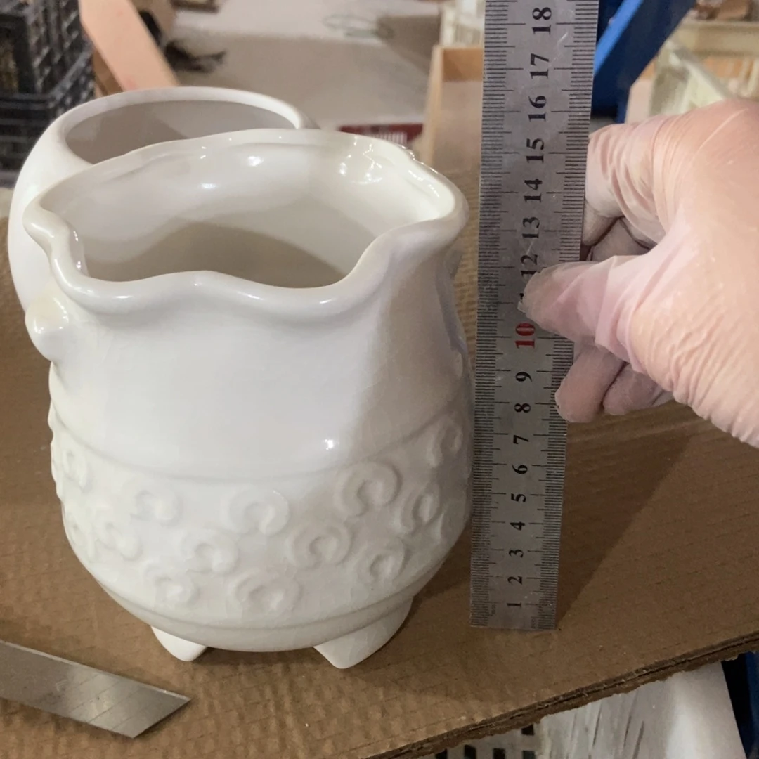 红陶高温陶瓷花盆