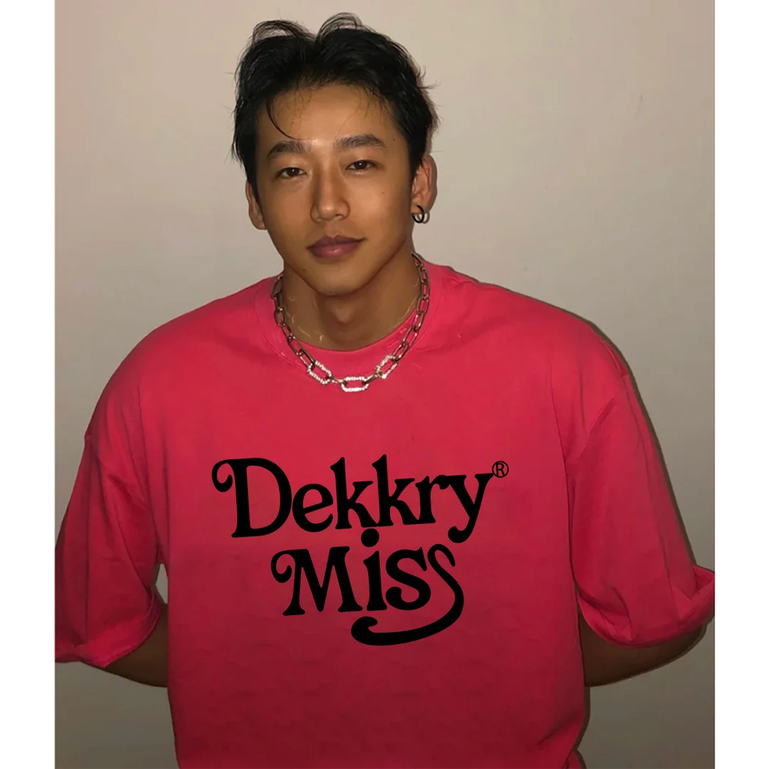 100%纯棉美式设计感个性字母印花短袖t恤女夏季休闲宽松情侣上衣