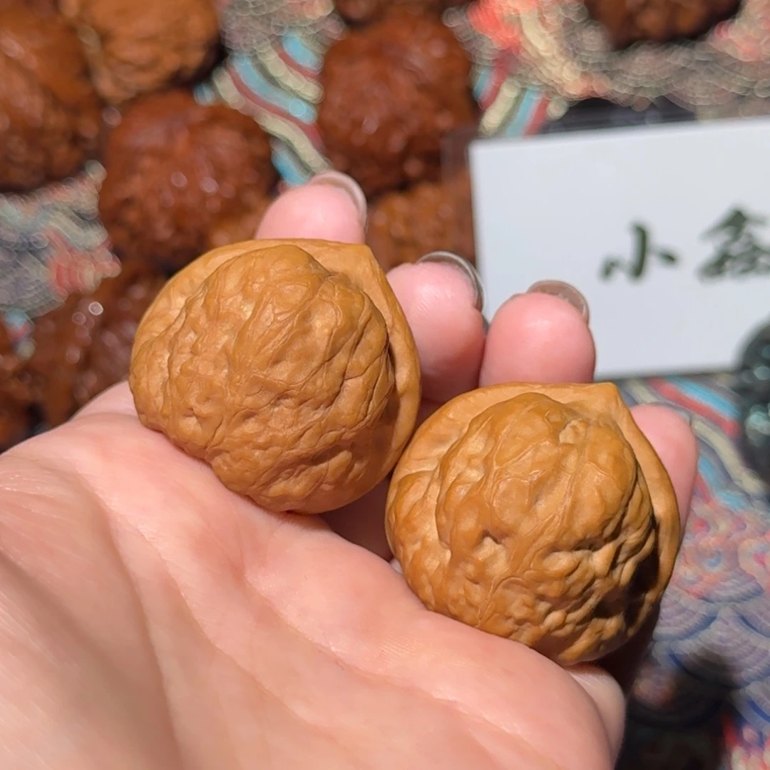 文玩核桃把件1394号34古蟾文玩核桃