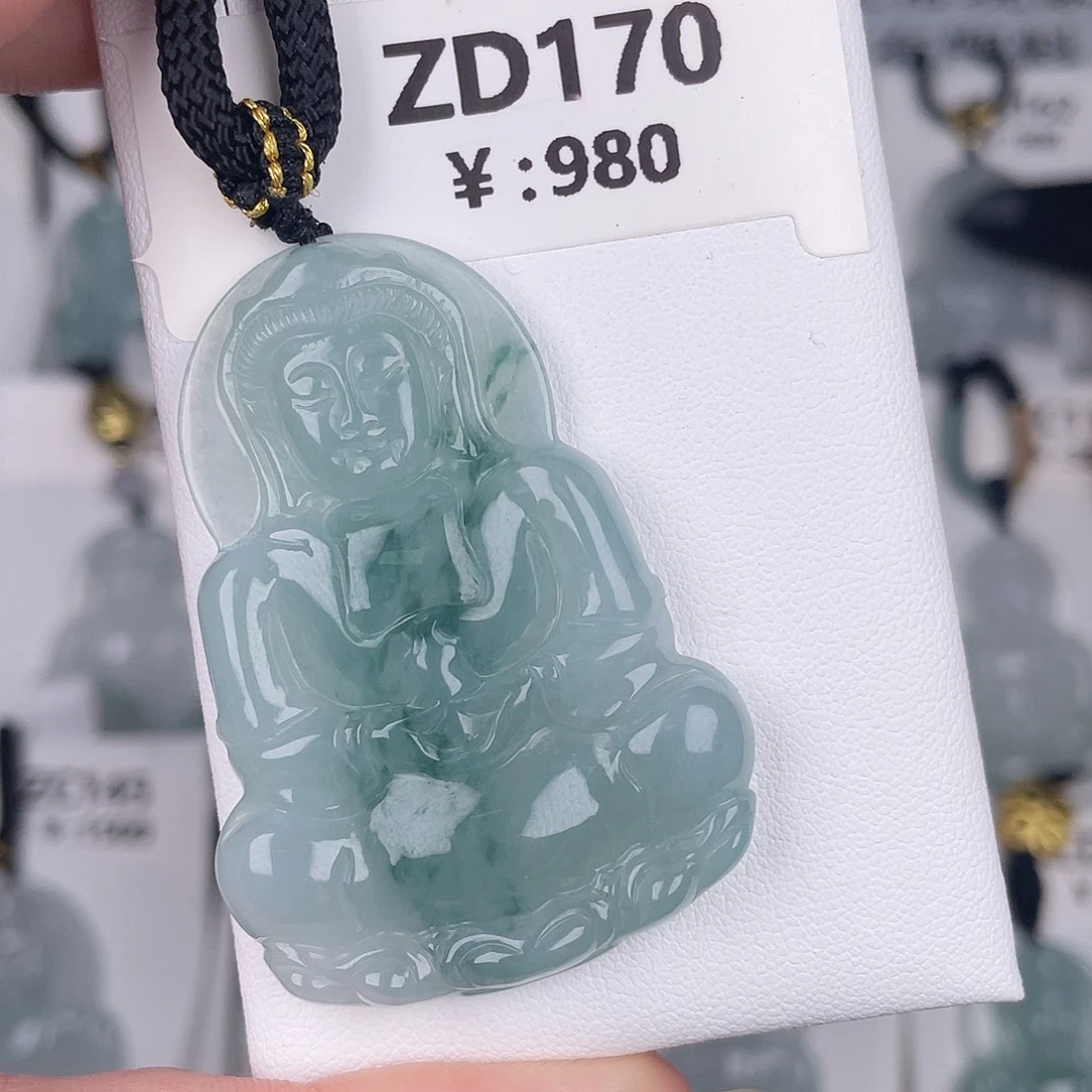 翡翠未镶嵌颈饰zd170