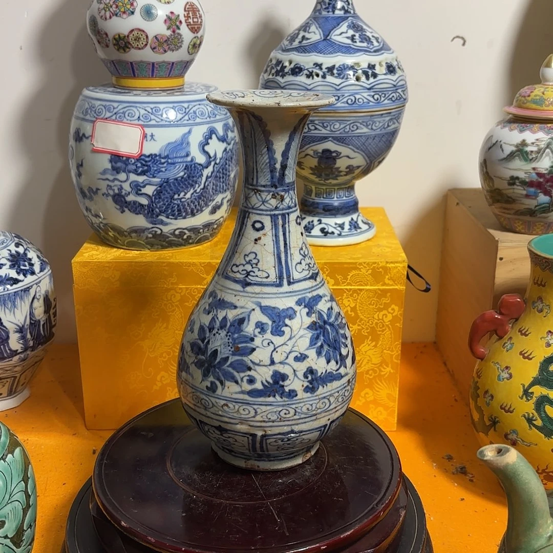汉***相瓷片花瓶摆件222222222222
