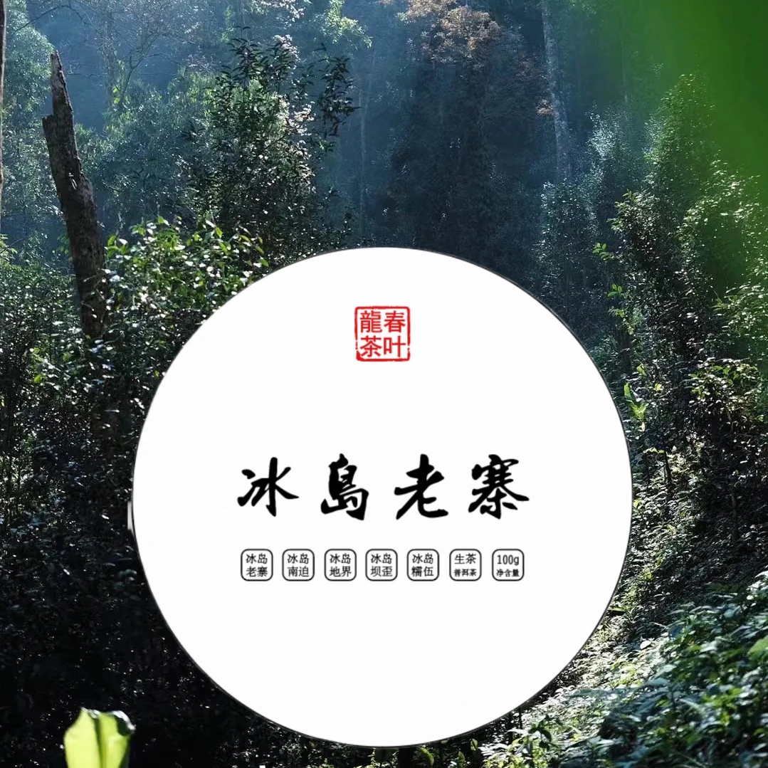 2025年冰岛老寨100克生茶饼