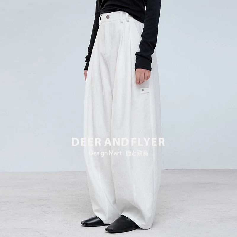 鹿与飞鸟[Sea Cabin]“森遇”春季版|三色升级仿软牛仔休闲裤6551