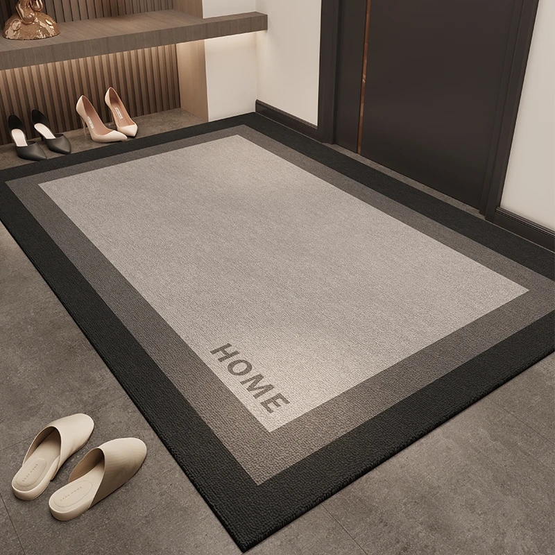 忘忧虫入户地垫轻奢简约免洗家用门厅玄关脚垫耐脏防滑进门地毯