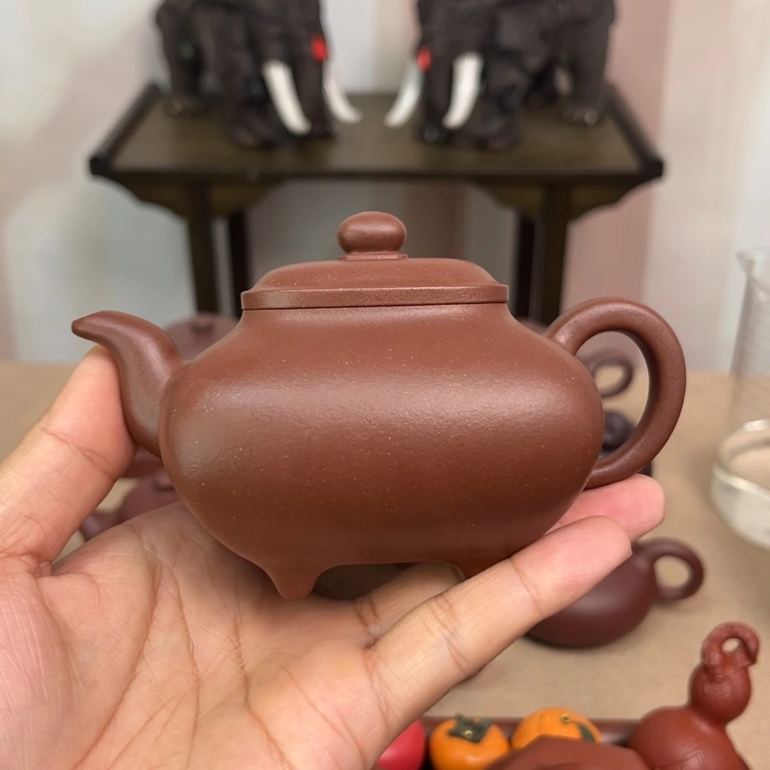 紫砂茶壶知**止底槽青传炉