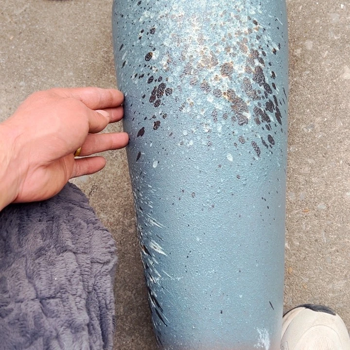 紫砂花盆高约40口约18